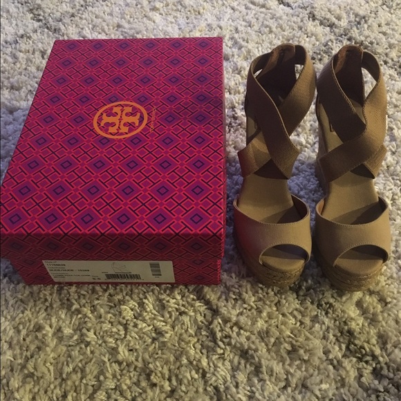 Tory Burch Wedge Shoes - Picture 1 of 11